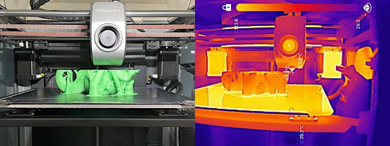 Creality K1 - 3D Printing Process and TCView Capture