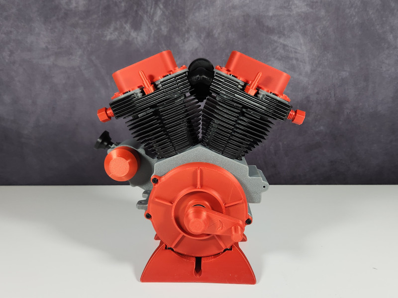 Engine Model Back View