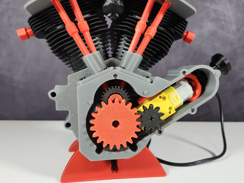 Engine Model Close Look