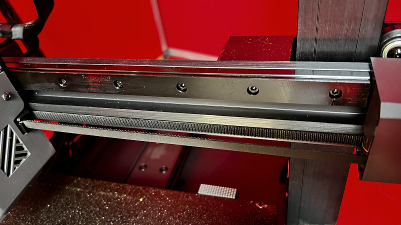 Liner Rails on X Axis
