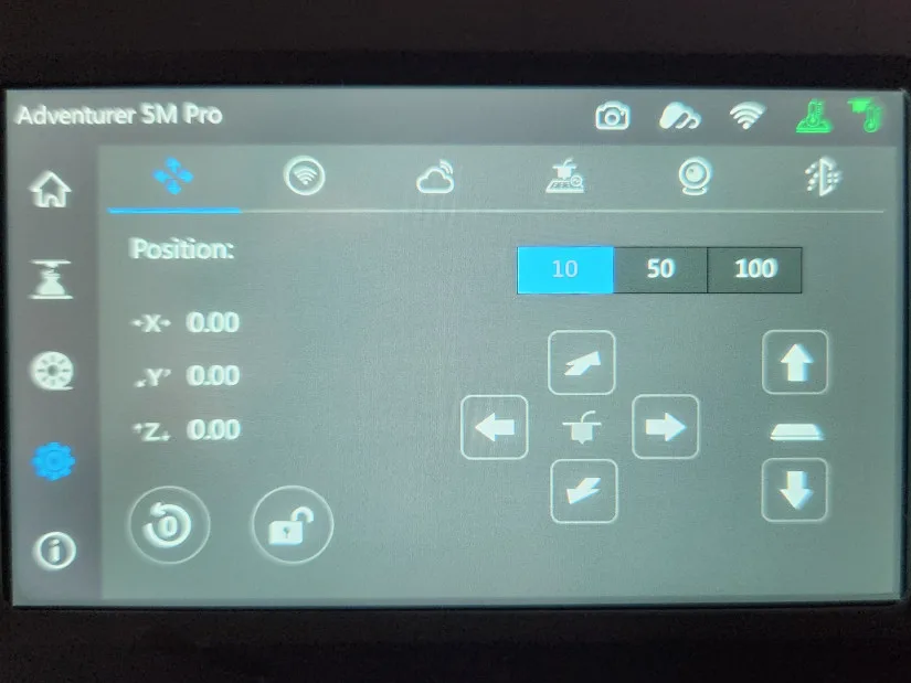 AD5MP Screen - Controls