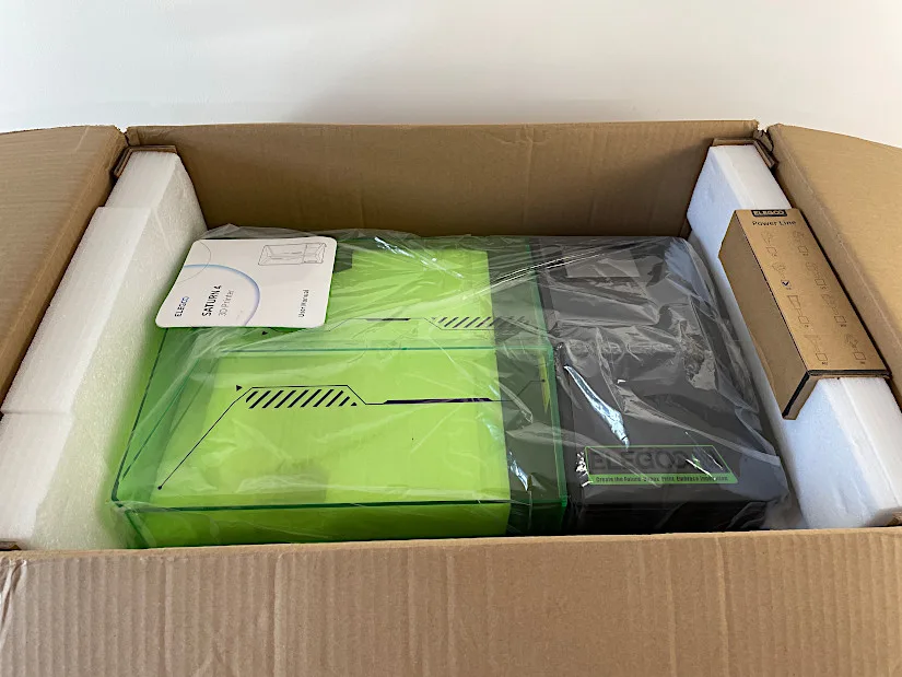 Elegoo Saturn 4 in the Box