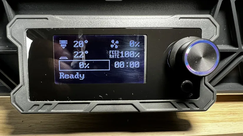Sovol SV08 UI Screen