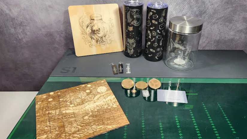 xTool S1 and Completed Laser Projects
