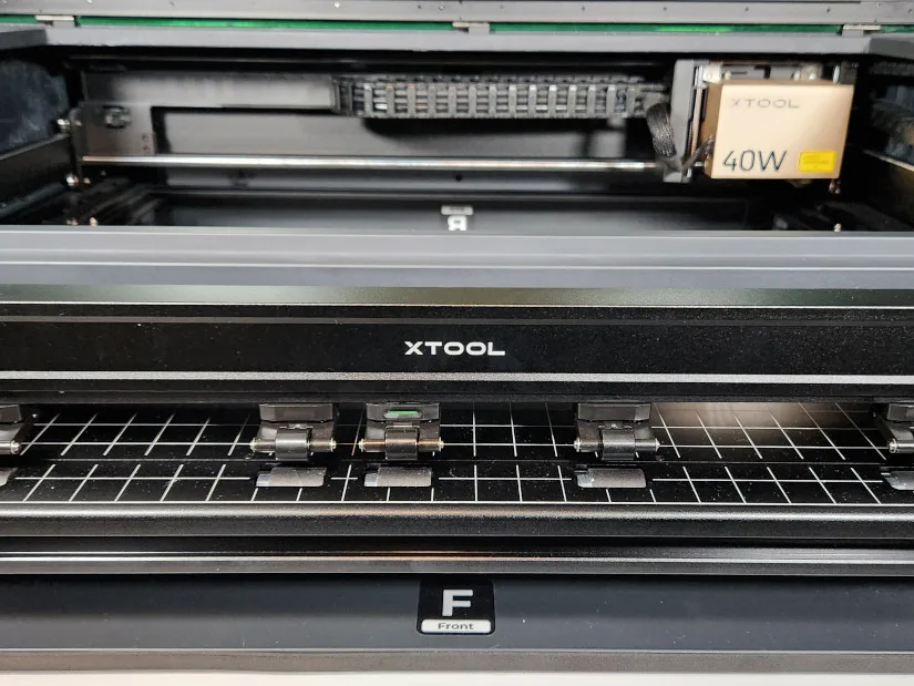 xTool S1 with the Conveyor System Installed
