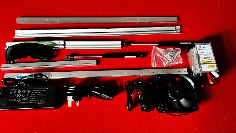Enclosure parts and extraction fan