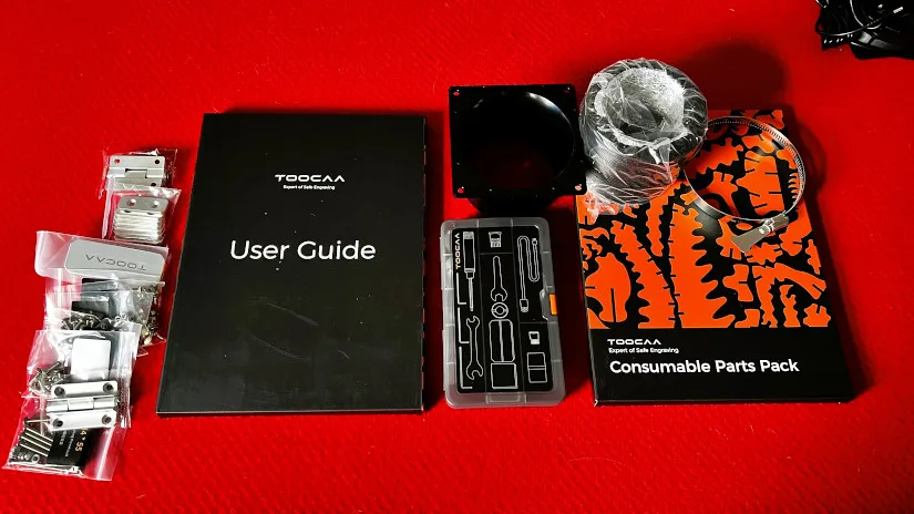 L2 Tool kit, fasteners, manual, materials pack