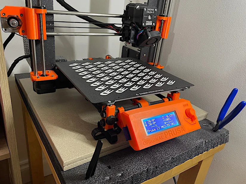 Orignal Prusa with Custom Texture Build Plate