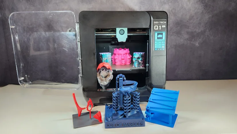QIDI Tech Q1 Pro and Completed Prints