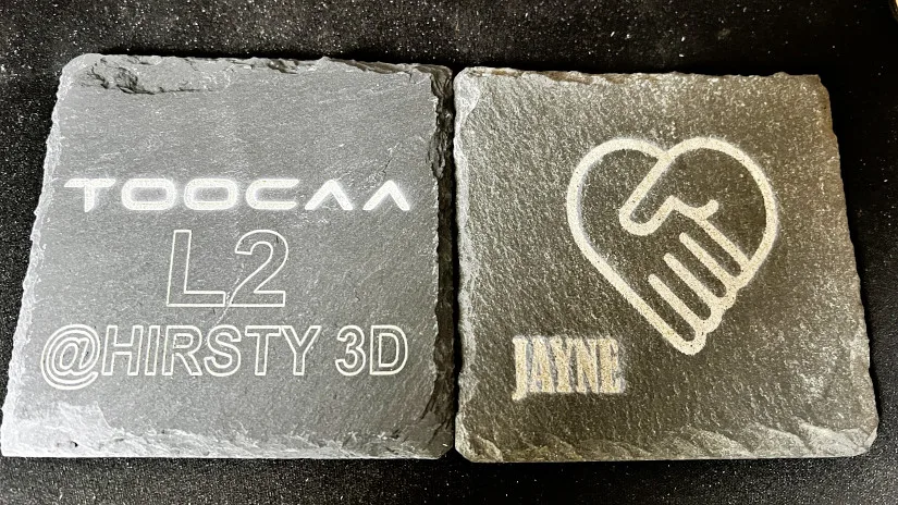 Custom Engraved Slate Coasters