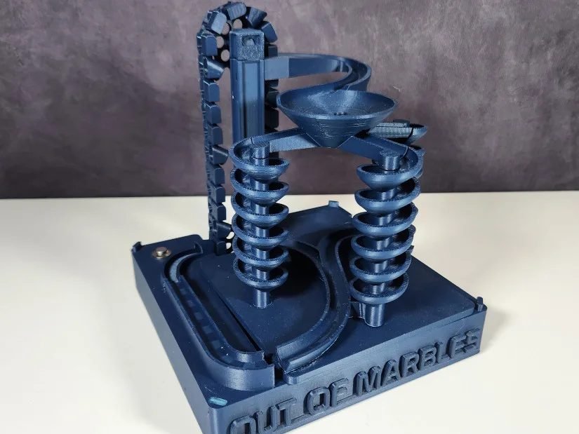 Triple Spiral Marble Run Module