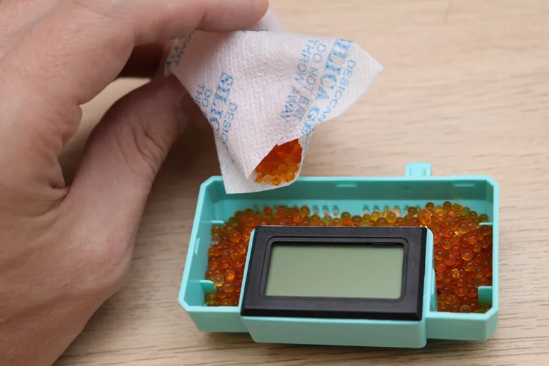 Adding Desiccant