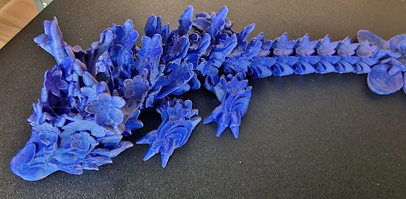 Cherry Blossom Dragon - Test Print