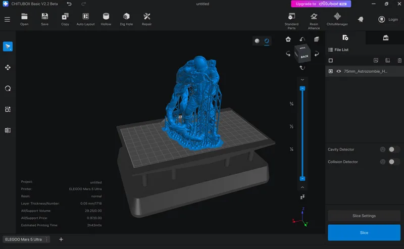Chitubox Model Preview