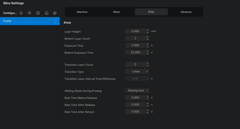 Chitubox Settings