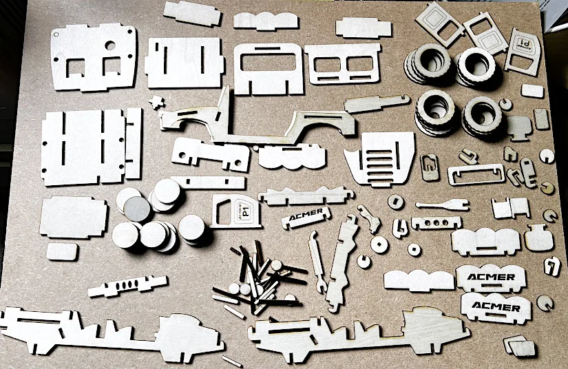 Laser Cut Humvee Hummer Parts