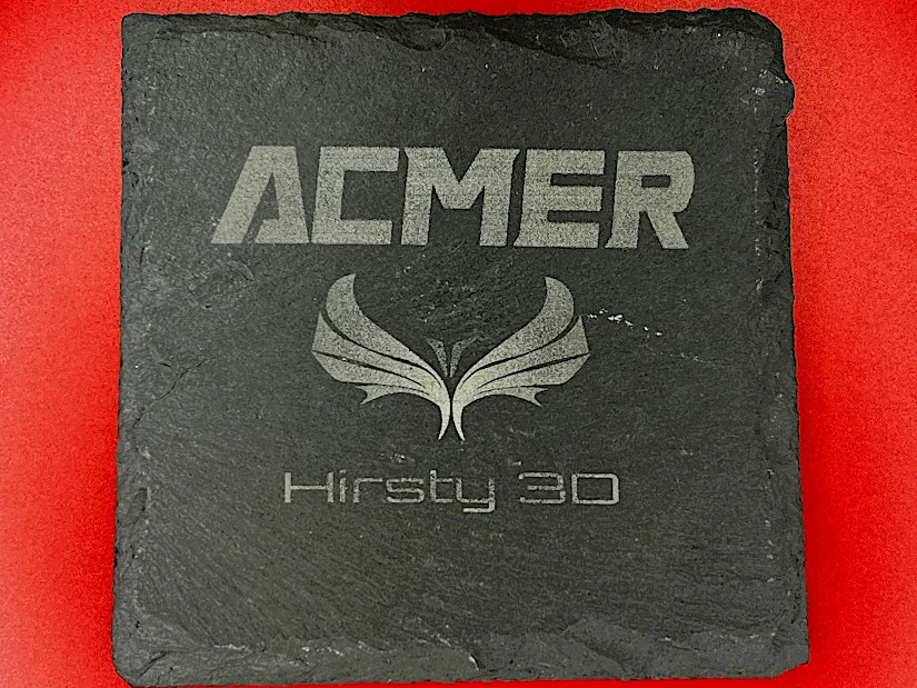 Slate Engraving - Two Logos