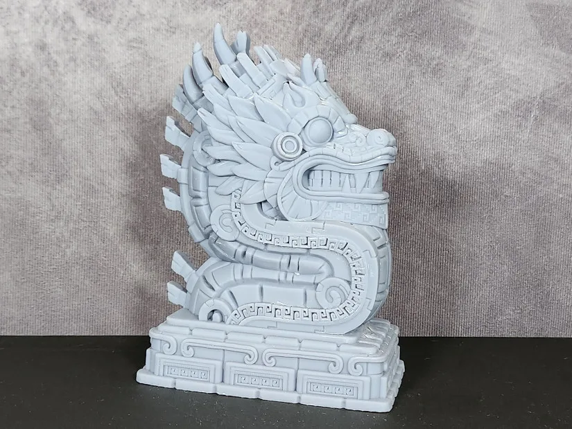 Aztec Dragon Bust