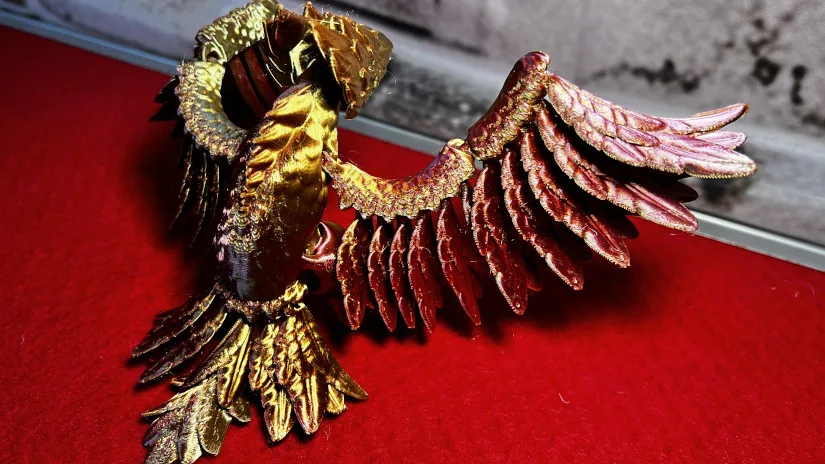 Flexi Print-in-Place Phoenix - Back View