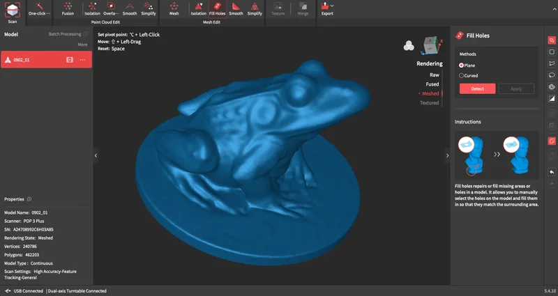 Frog Model - Scan Result