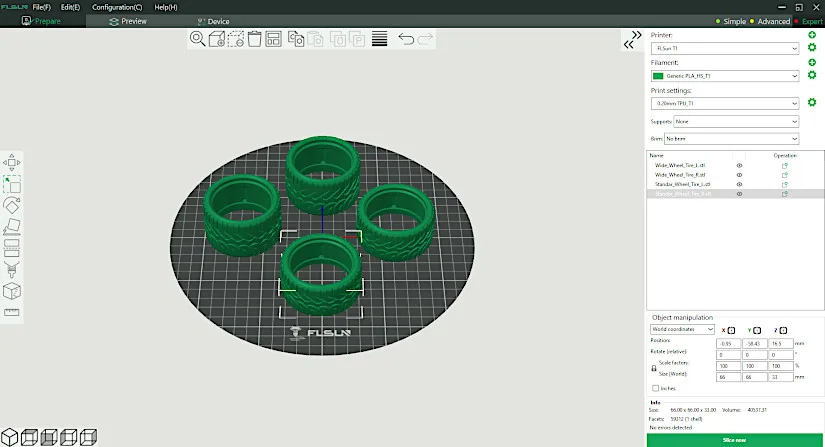 3D Model Preview in Slicer Software