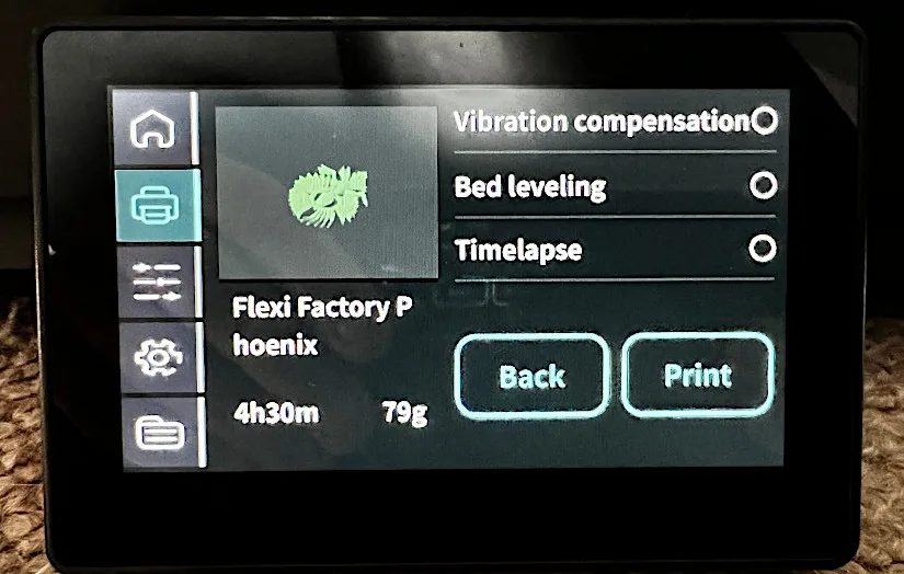 T1 Screen - Model Preview