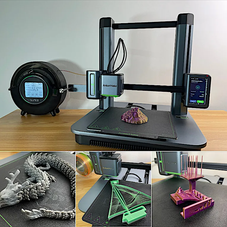 AnkerMake M5 巜车里震动好爽h韩国电影 3D Printer and Prints