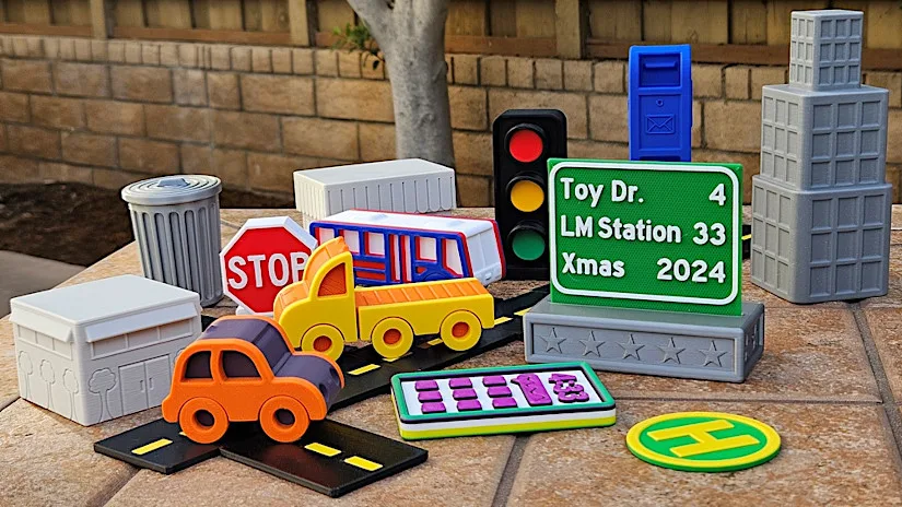 City-Themed 3D Printed Models