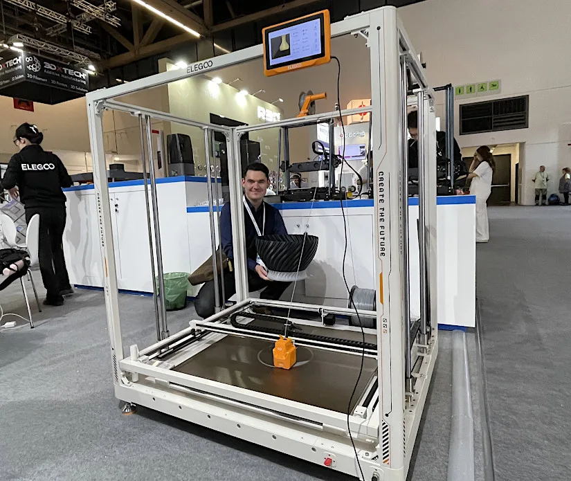 Elegoo OrangeStorm Giga at Formnext