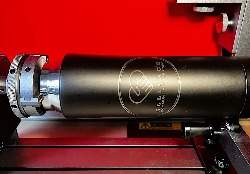 Engraving on Curved Surface