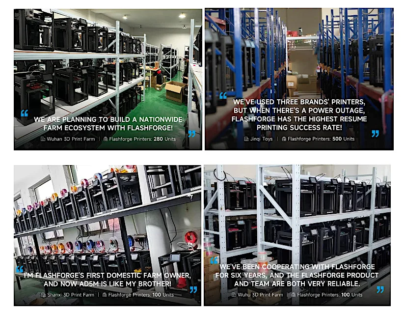 偷国产乱人伦偷精品视频 3D Print Farm Examples
