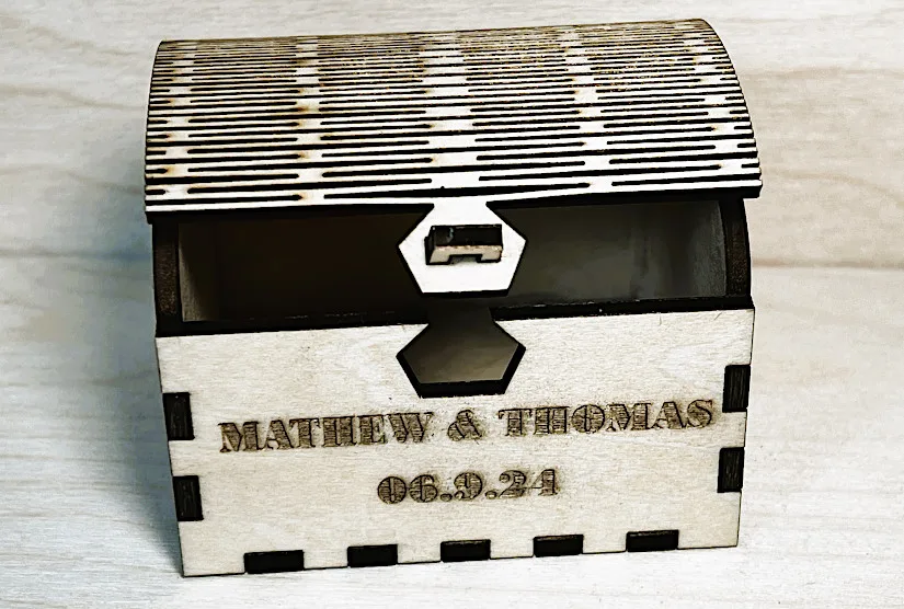 Laser Cut Box with Custom Engraving