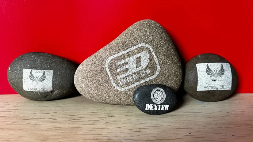 Laser Engraved Pebbles