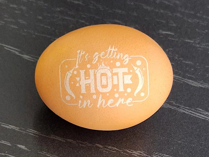 Egg with Custom Engraving