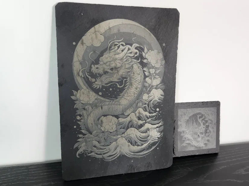 Engraving on Slate Surfaces