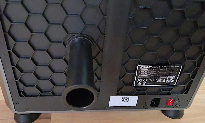 Spool Holder Attached to the Rear of Creality K1SE