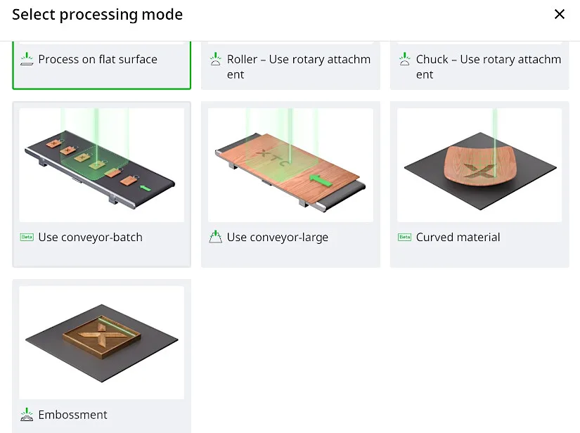 xTool F1 Ultra Operating Modes