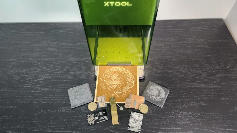 xTool F1 Ultra and Completed Projects