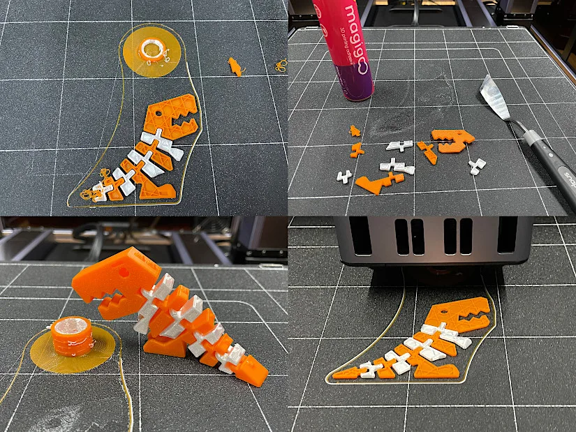 Flexi T-Rex, Bed Adhesion Failure and Magigoo 性也视频