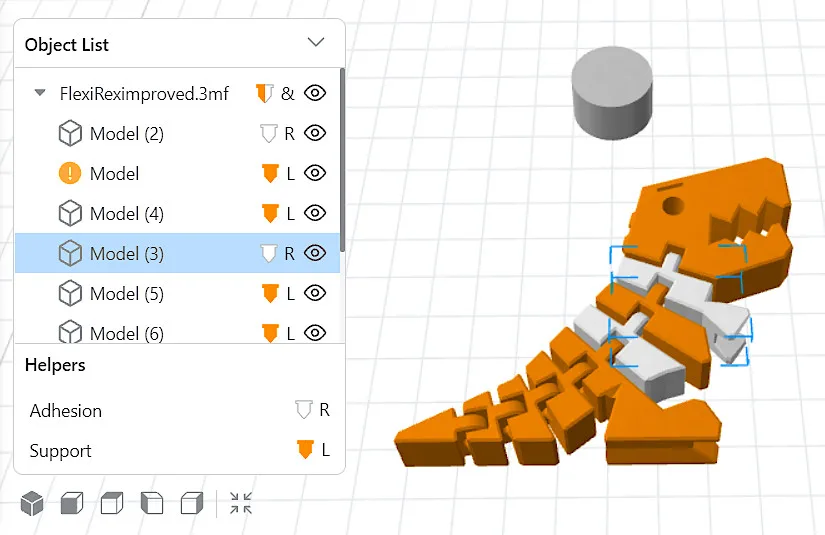 Material Assignment in Slicer Software
