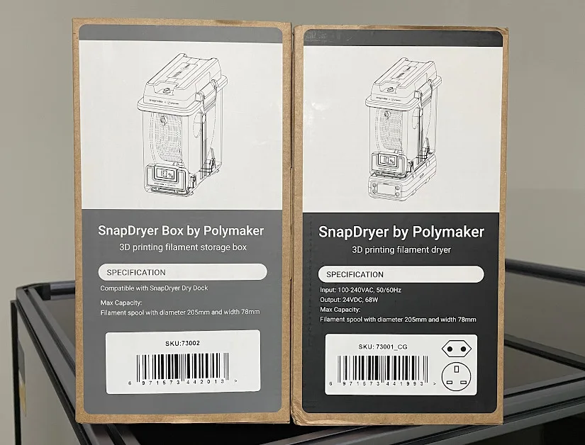 SnapDryer and SnapDryer Box - Boxes