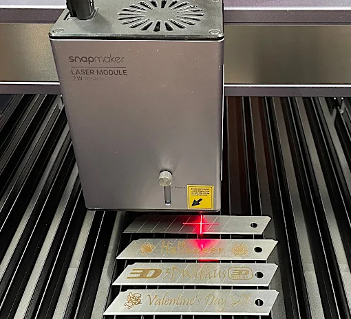 Snapmaker 2W IR Laser Module and Engraving