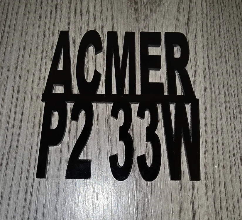 3mm Black Acrylic Cutting Test