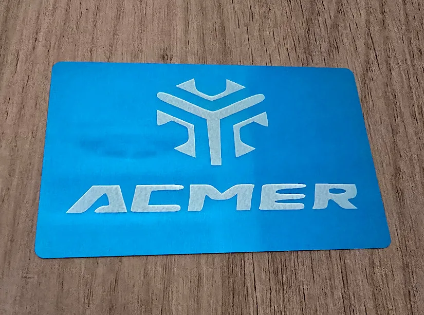 Anodised Aluminum Engraving Test