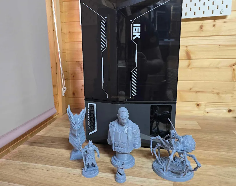 Elegoo Saturn 4 Ultra 16K and Test Prints