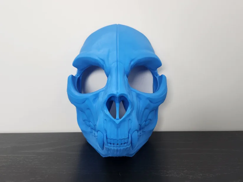 Feline Skull Mask Test Print