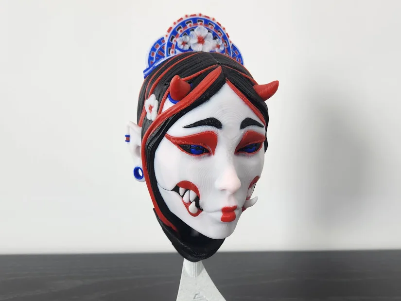 Kuchisake Wall Mask - Test Print