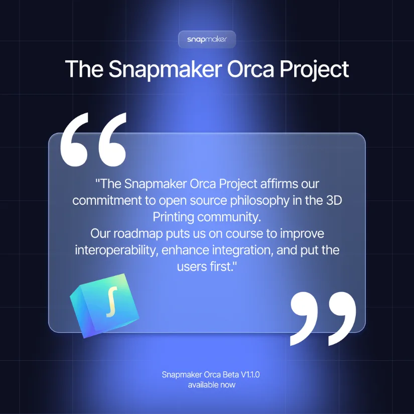Snapmaker Orca Project - Commitment to Open-Source