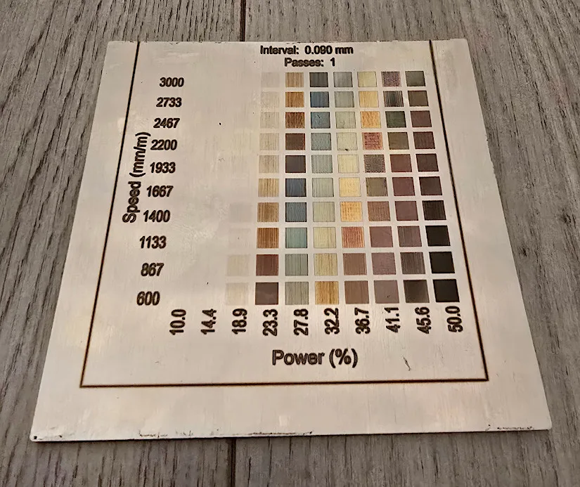 Stainless Steel Laser Engraving Test