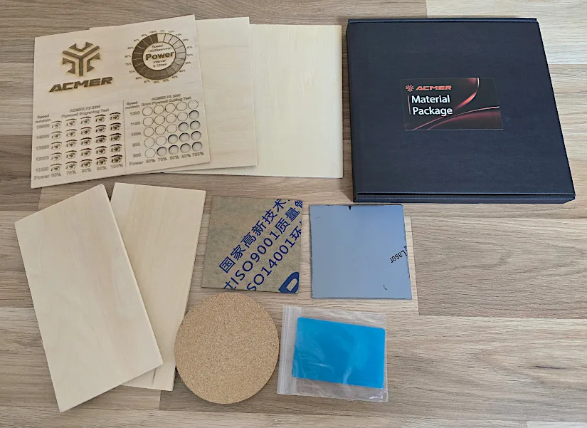Supplied Materials for Testing